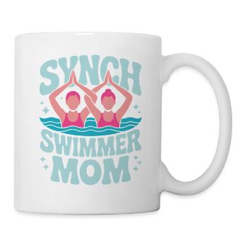 Synchronschwimmen Kunstschwimmen Wassersport - Tasse - Weiß - Rechts