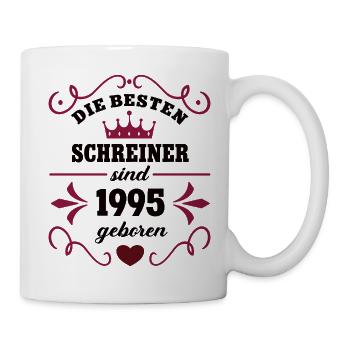 1995 Carpenter Birthday Colleague Work Colleague - Mug - white - Right