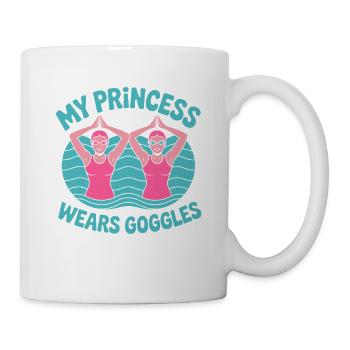 Synchronschwimmen Kunstschwimmen Wassersport - Tasse - Weiß - Rechts