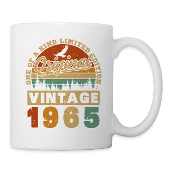 1965 Vintage Rétro Cadeau D'anniversaire - Mug blanc - blanc - Droite