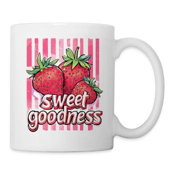 sweet goodness - erdbeere - Tasse - Weiß - Rechts