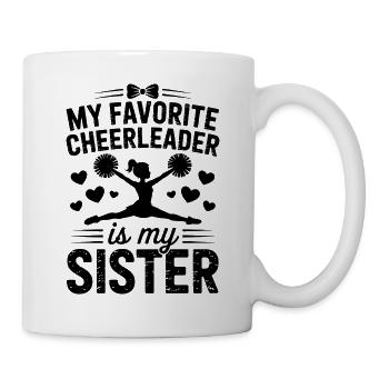 Cheerleader Spruch Lustiges Cheerleader Geschenk - Tasse - Weiß - Rechts
