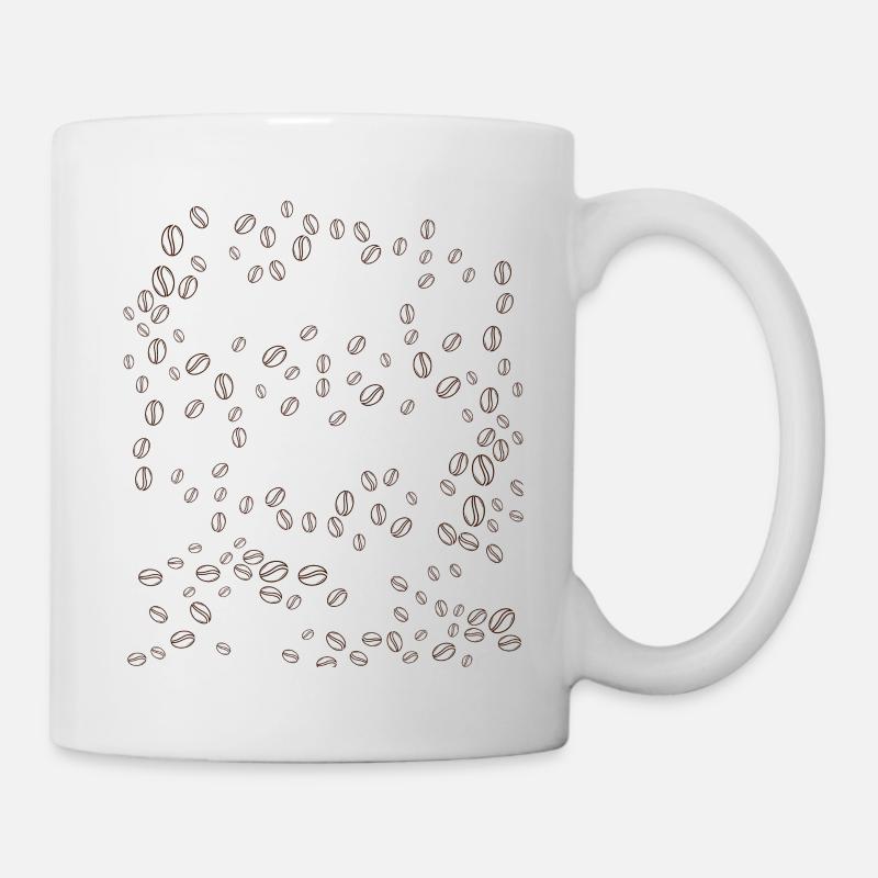 Coffee Bean Orbit Swirl - Mug - white