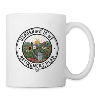 Gardening Retirement Plan Retiree - Mug - white - Right