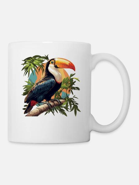 Tukane Tukan - Tasse - Weiß