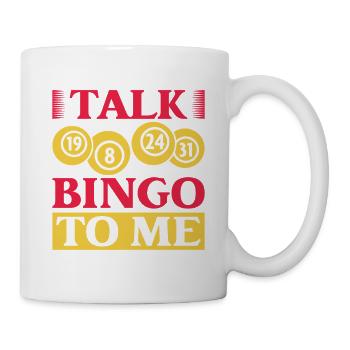 Bingo Game Talk Bingo To Me Bingo - Mug - white - Right