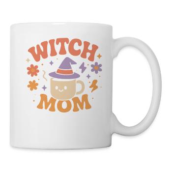 Sorcière Maman Halloween Costume Drôle Dicton - Mug blanc - blanc - Droite