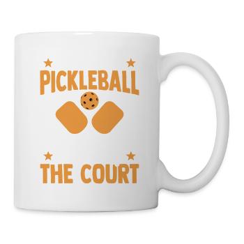 Pickleball Paddleball - Mug blanc - blanc - Droite