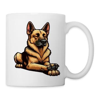 German Shepherd Shepherd Dogs Shepherd Dogs - Mug - white - Right