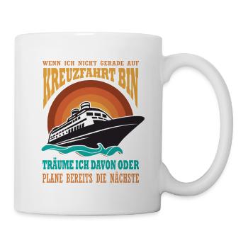 Funny Cruise Sayings Outfits Holiday - Mug - white - Right