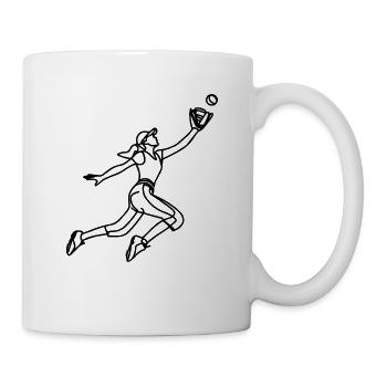 Baseball player - Mug - white - Right