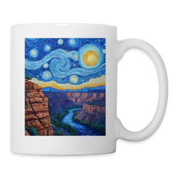 Grand Canyon Arizona USA Van Gogh Style - Mug - white - Right