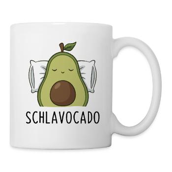 Schlavocado Funny Avocado Funny Pun - Mug - white - Right