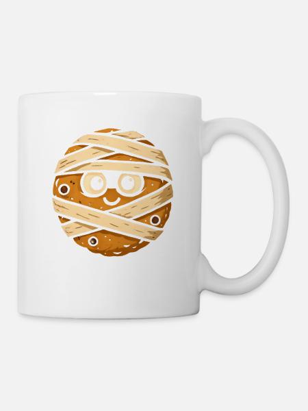 Bandagierter Keksheld - Tasse - Weiß
