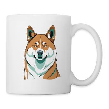 Cheerful Shiba Portrait - Mug - white - Right