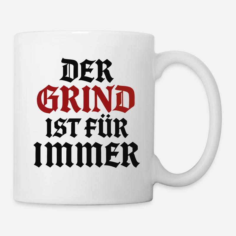 The Grind Is Forever | Motivational saying - Mug - white