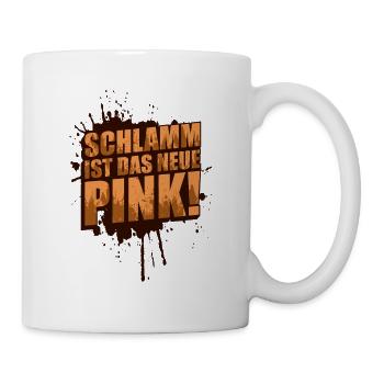 Mud est la nouvelle course dans la boue Mud Run Muddy Race - Mug blanc - blanc - Droite
