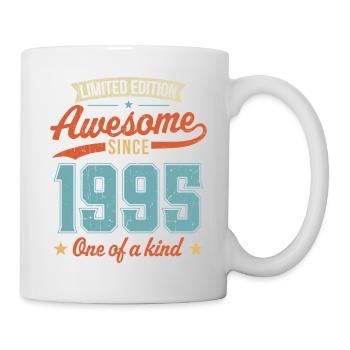 Génial depuis 1995 - Mug blanc - blanc - Droite