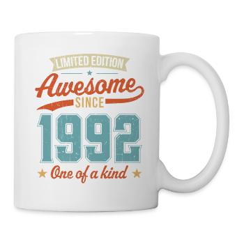 Génial depuis 1992 - Mug blanc - blanc - Droite