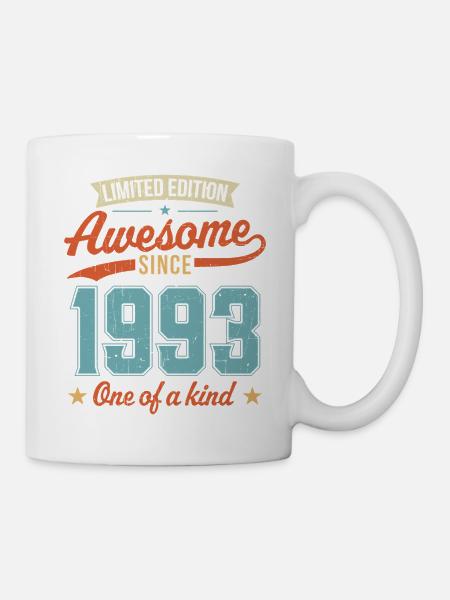 Genial seit 1993 - Tasse - Weiß
