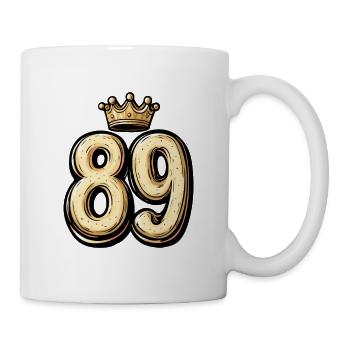 89 Number Crown - Mug - white - Right