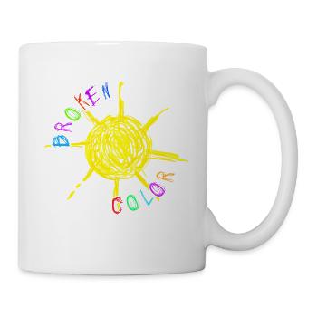 Les crayons cassés colorent encore la sensibilisation à la santé mentale - Mug blanc - blanc - Droite