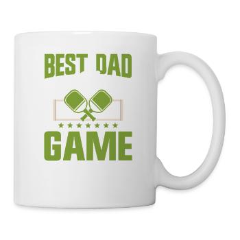 Pickleball Papa Vater Paddleball Dad - Mug blanc - blanc - Droite