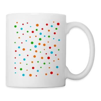 fleckig In Not Kinder Kinder fleckig gefleckte Punkte - Tasse - Weiß - Rechts