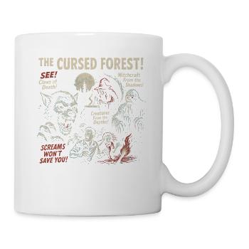 The Cursed Forest Movie Poster Halloween Forest - Mug - white - Right