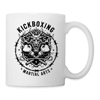 kickboxing - Tasse - Weiß - Rechts