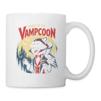 Vampcoon Nightball Raccoon - Mug - white - Right