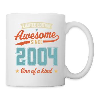 Génial depuis 2004 - Mug blanc - blanc - Droite