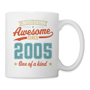 Awesome seit 2005 - Tasse - Weiß - Rechts