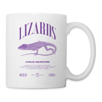 Cuban Knight Anole Reptile Keeper Lizard - Mug - white - Right