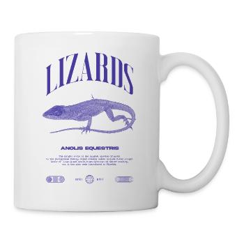 Cuban Knight Anole Reptile Keeper Lizard - Mug - white - Right