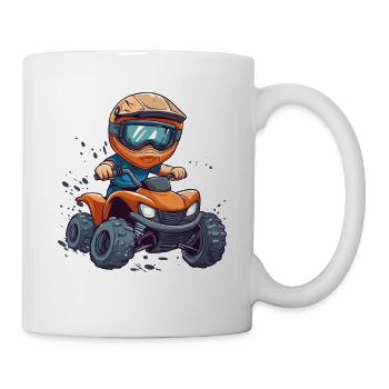 Kids Quad Adventure Cartoon - Mug - white - Right