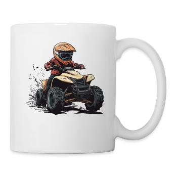 Quad Rider Offroad Action - Tasse - Weiß - Rechts