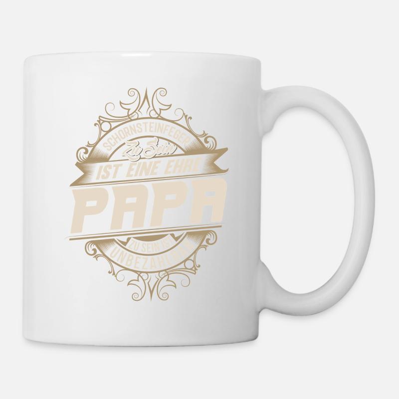 Schornsteinfeger Papa - Tasse - Weiß