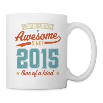 Génial depuis 2015 - Mug blanc - blanc - Droite