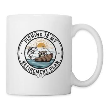 Fishing Retirement Humor Retiree - Mug - white - Right