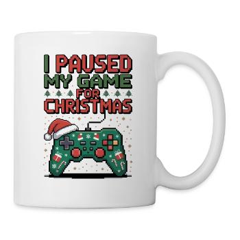 I Paused My Game for Christmas - Mug - white - Right