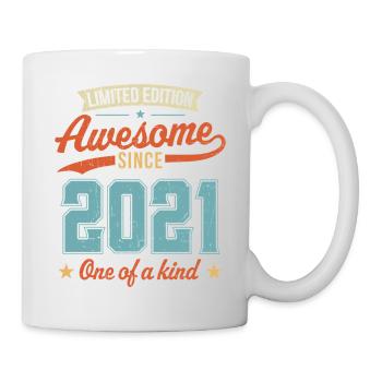 Génial depuis 2021 - Mug blanc - blanc - Droite