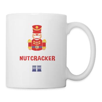 Nussknacker Weihnachten - Tasse - Weiß - Rechts