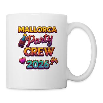 Mallorca Party Crew 2026 - Tasse - Weiß - Rechts