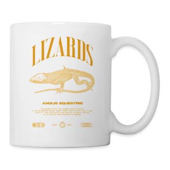Cuban Knight Anole Reptile Keeper Lizard - Mug - white - Right