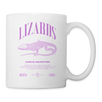 Cuban Knight Anole Reptile Keeper Lizard - Mug - white - Right