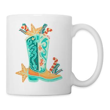 Western Boot Festival Design - Mug - white - Right