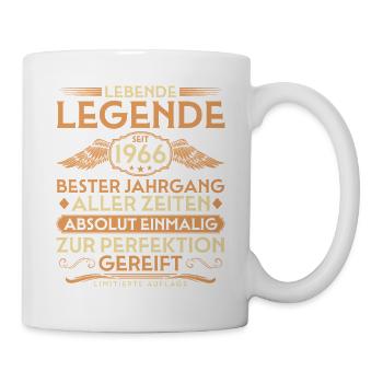60ème Anniversaire - Légende depuis 1966 Millésime - Mug blanc - blanc - Droite