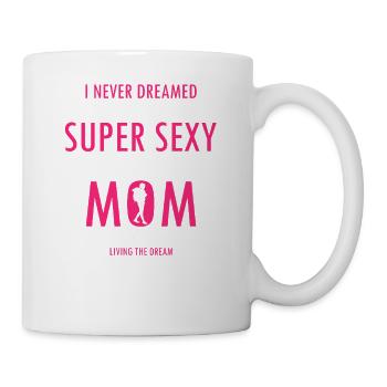 Confident Hiking Mom Living the Trail Life - Tasse - Weiß - Rechts