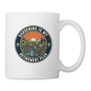 Gardening Is My Retirement Plan - Mug - white - Right